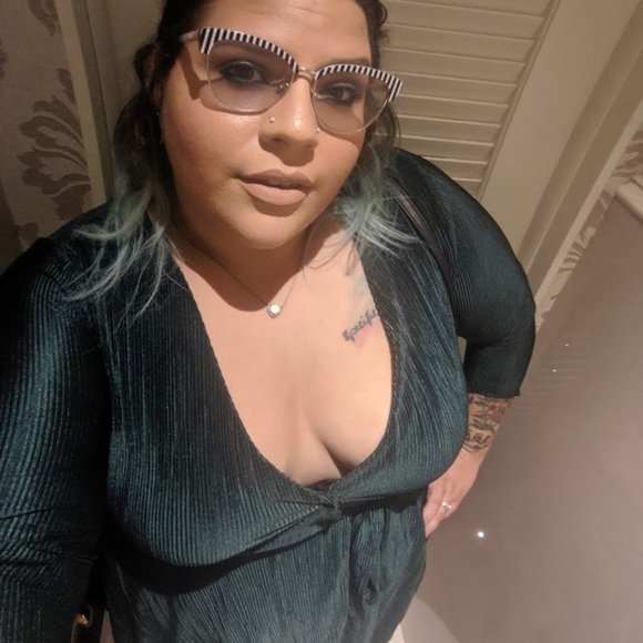 Torrid Emerald Wrap Dress - Picture 6 of 6